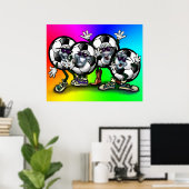 Poster de la fête de football (Bureau à domicile)