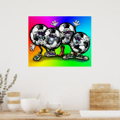 Poster de la fête de football (Cuisine)