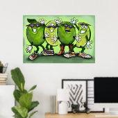Poster de la fête de la chaux (Bureau à domicile)
