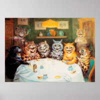 Poster de la fête de la consommation de chats