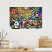 Poster de la fête de Noël (Cuisine)