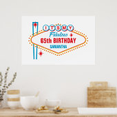 Poster de la fête de signature personnalisée Las V (Cuisine)