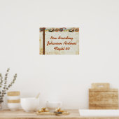 Poster de la fête des bagages de voyage (Cuisine)