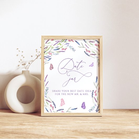 Poster de la Fête des mariées Fleur sauvage Jar