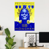 Poster de la fête d'été vintage (Bureau à domicile)
