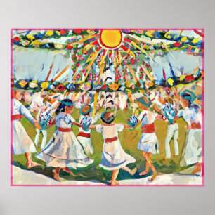 Poster de la fête du Printemps de l'art populaire