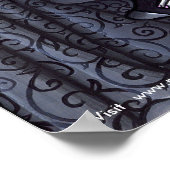 Poster de la fête gothique du thé de fée "Makayla" (Coin)