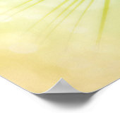 Poster de la feuille de palme tropicale (Coin)