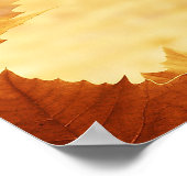 Poster de la feuille d'érable (Coin)