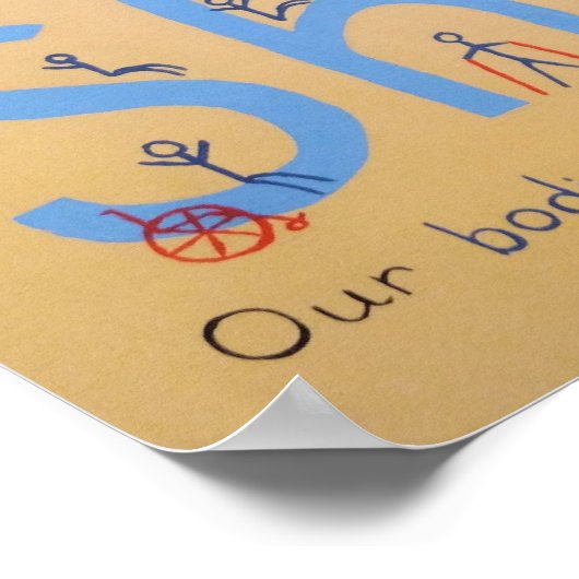 Poster de la Fierté d'invalidité "No Honte in Scoo (Coin)