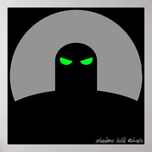 Poster de la figure de l'ombre du clan Kill Shadow (Devant)