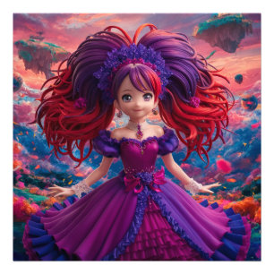 Poster de la fille Anime