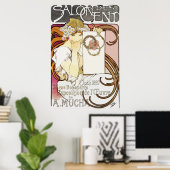 Poster de la fille avec des marguerites dans ses c (Bureau à domicile)
