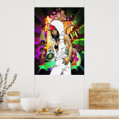 Poster de la fille B #2 (Cuisine)