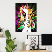 Poster de la fille B #2 (Bureau à domicile)