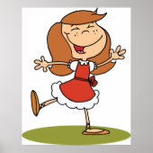 Poster de la fille dansante (Devant)