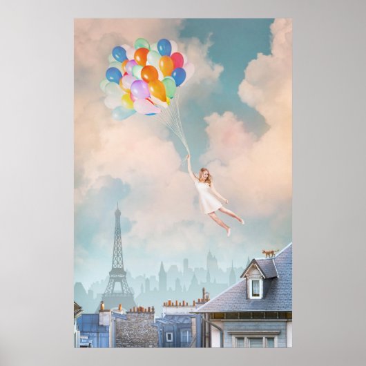 Poster de la fille de ballon (Devant)