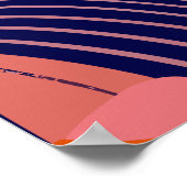 Poster de la fille de cyberpunk rétro (Coin)