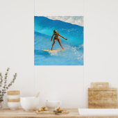 Poster de la fille de surfer (Cuisine)