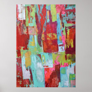 Poster de la fille de travail 20 x 28