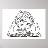 Poster de la fille du lecteur (Devant)