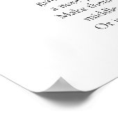 Poster de la fin de la nuit Porcelaine Bleue (Coin)