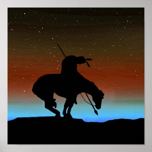 Poster de la fin de la piste Sihouette avec ciel n (Devant)