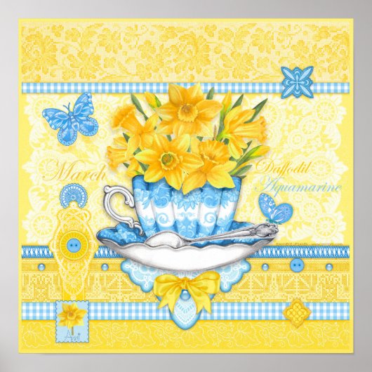 Poster de la Fleur de naissance et de la Marche de (Devant)