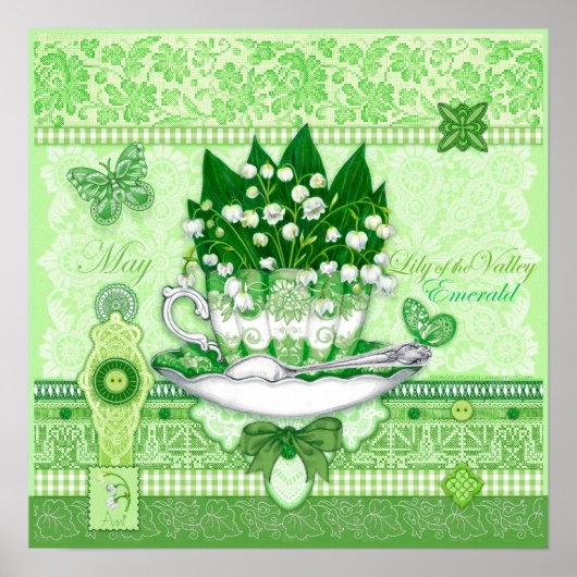 Poster de la Fleur de naissance et Gem May Teup (Devant)