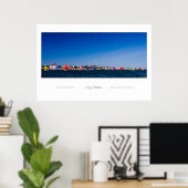 Poster de la flotte de l'arc-en-ciel Nantucket (Bureau à domicile)