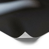 Poster de la fluidité de la vague noire (Coin)