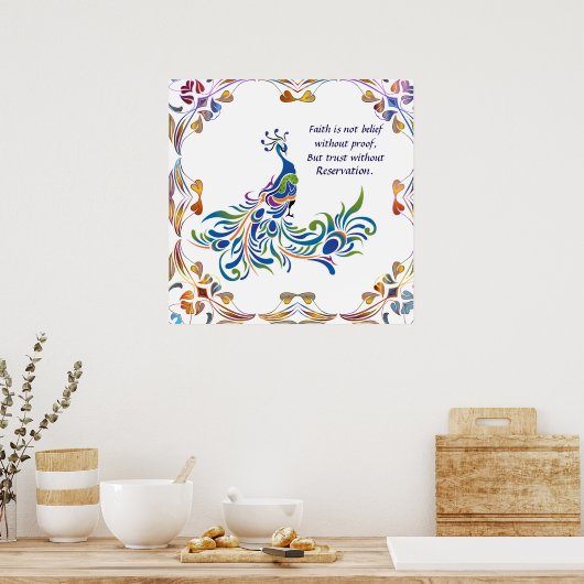 Poster de la foi de paon (Cuisine)