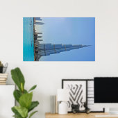 Poster de la fontaine Burj Khalifa & Dubai (Bureau à domicile)