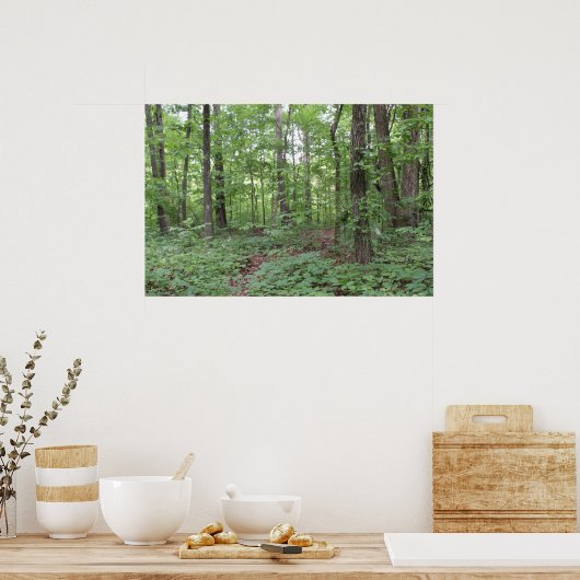 Poster de la forêt (Cuisine)