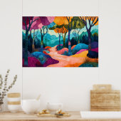 Poster de la forêt d'automne (Cuisine)