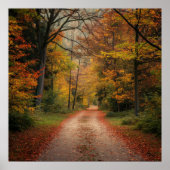 Poster de la forêt d'automne (Devant)