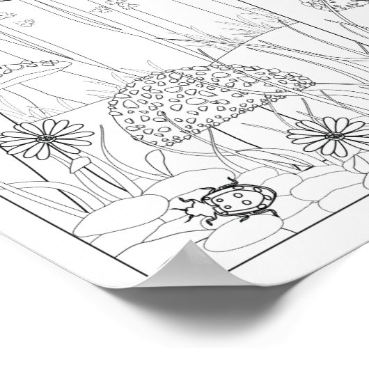 Poster de la forêt de champignons (Coin)