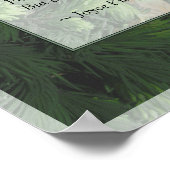 Poster de la forêt de pins Imprimer (Coin)