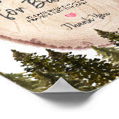 Poster de la forêt d'hiver de Woodland (Coin)