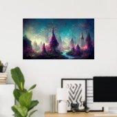 Poster de la Forêt Magique (Bureau à domicile)