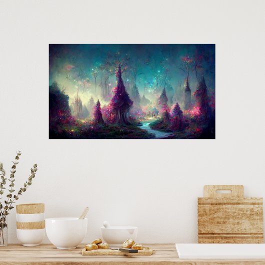 Poster de la Forêt Magique (Cuisine)