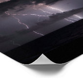 Poster de la foudre (Coin)