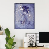Poster de la foudre (Bureau à domicile)
