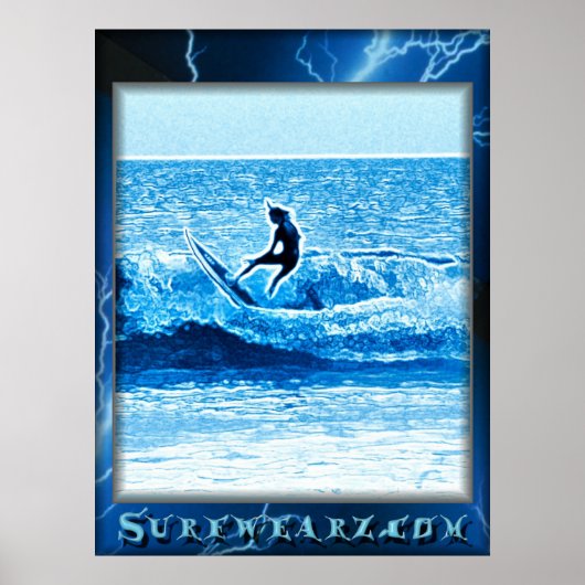 Poster de la foudre bleue (Devant)