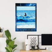 Poster de la foudre bleue (Bureau à domicile)