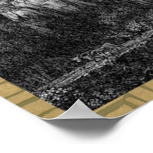 Poster de la frontière du château et de la brique (Coin)