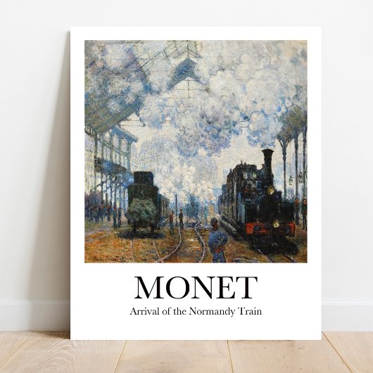 Poster de la gare de Claude Monet