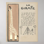 Poster de la Giraffe (Devant)