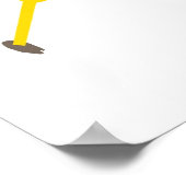 Poster de la Giraffe Cute (Coin)