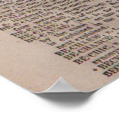 Poster de la Giraffe Funky Art modifié (Coin)